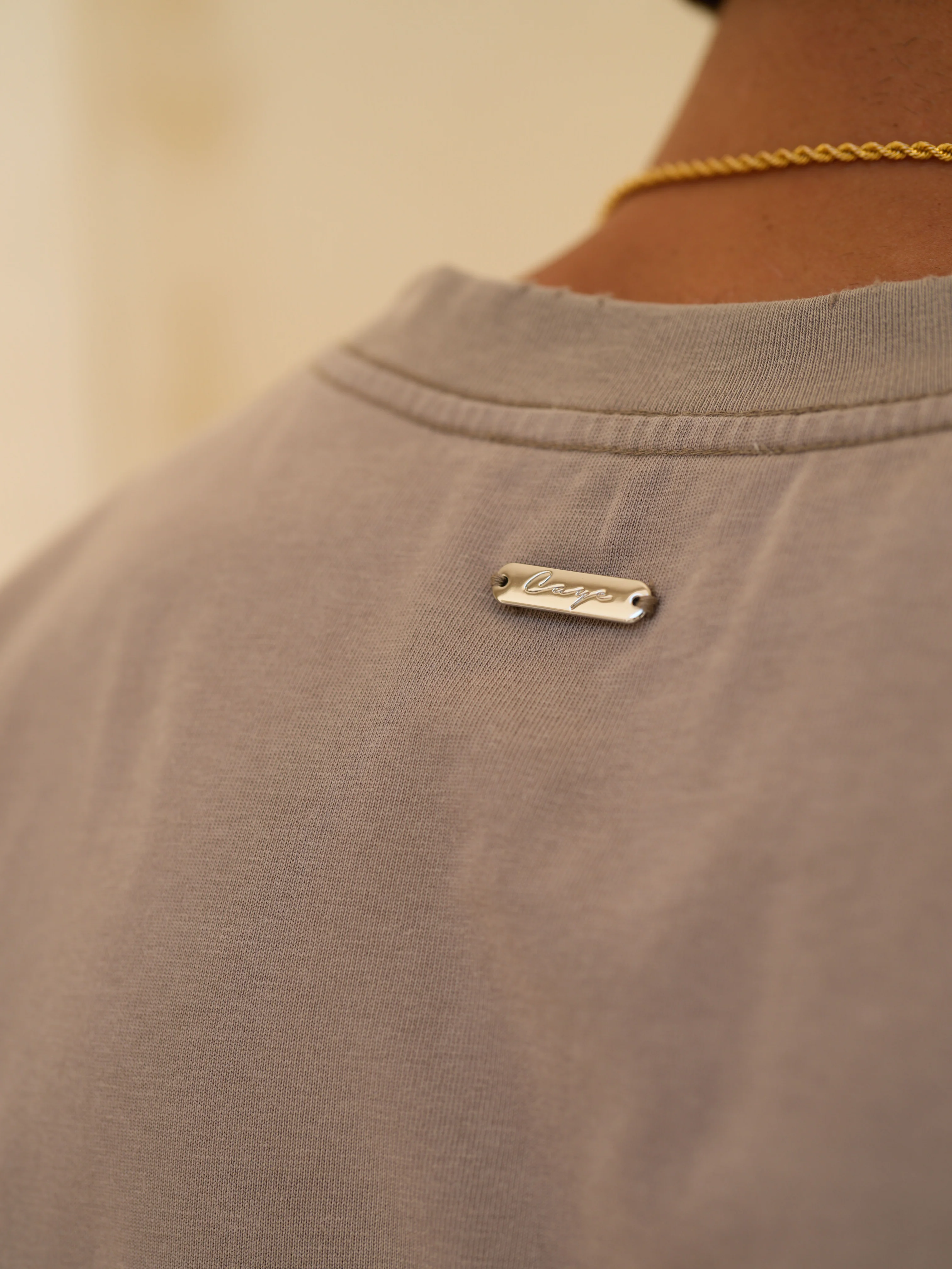 Cama T-Shirt - Washed Taupe - Image 3