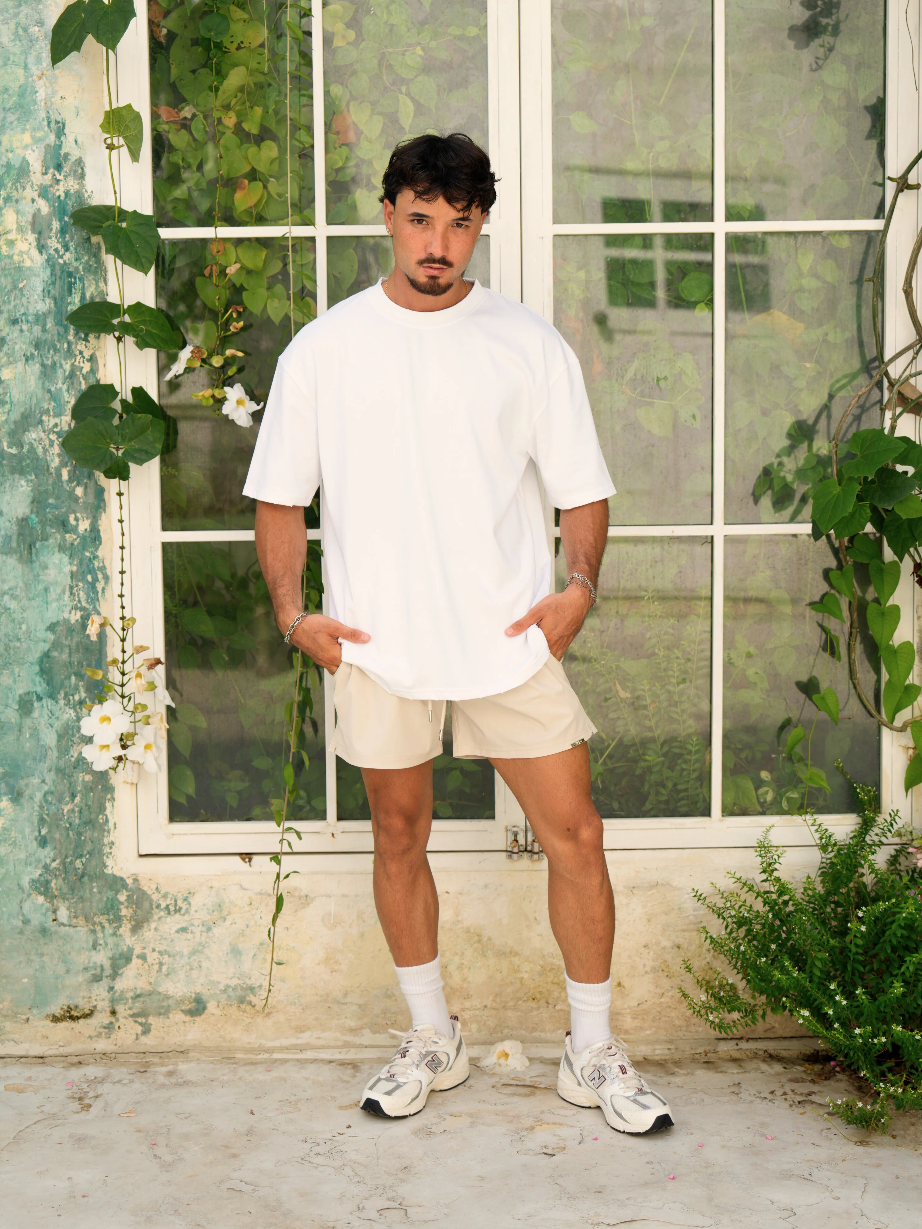 Classic Shorts - Cream - Image 5